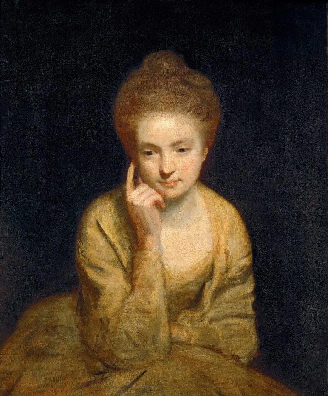Studio di ritratto di una giovane donna